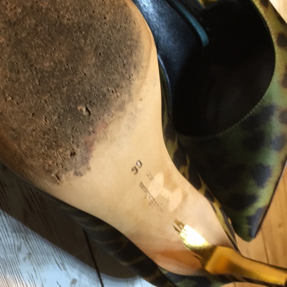 Rupert Sanderson shoes leopard print heels size 39 - Picture 11 of 16